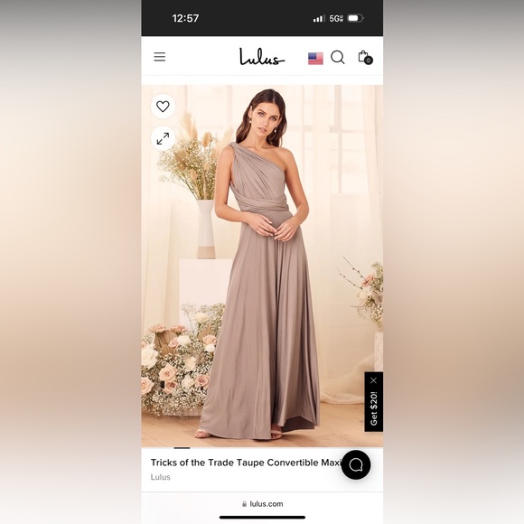 PURPLE Lulus “Tricks of the Trade” maxi wrap convertible dress! - Picture 3 of 10